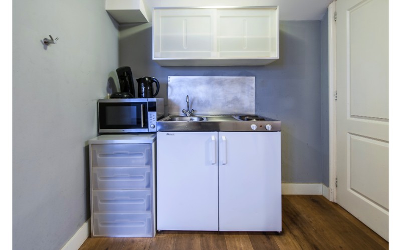 Harbour Serviced Apartment Amsterdam Studio Budget (4 pers) Kitchen