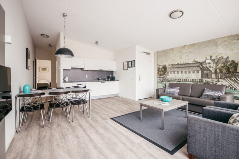 Yays Bickersgracht, Amsterdam, Family Two-Bedroom Apartment Type, Living Room