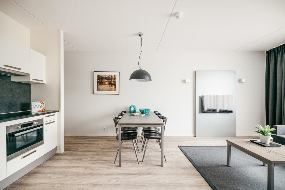 Yays Bickersgracht, Amsterdam, Two-Bedroom Apartment Type, Dining Table