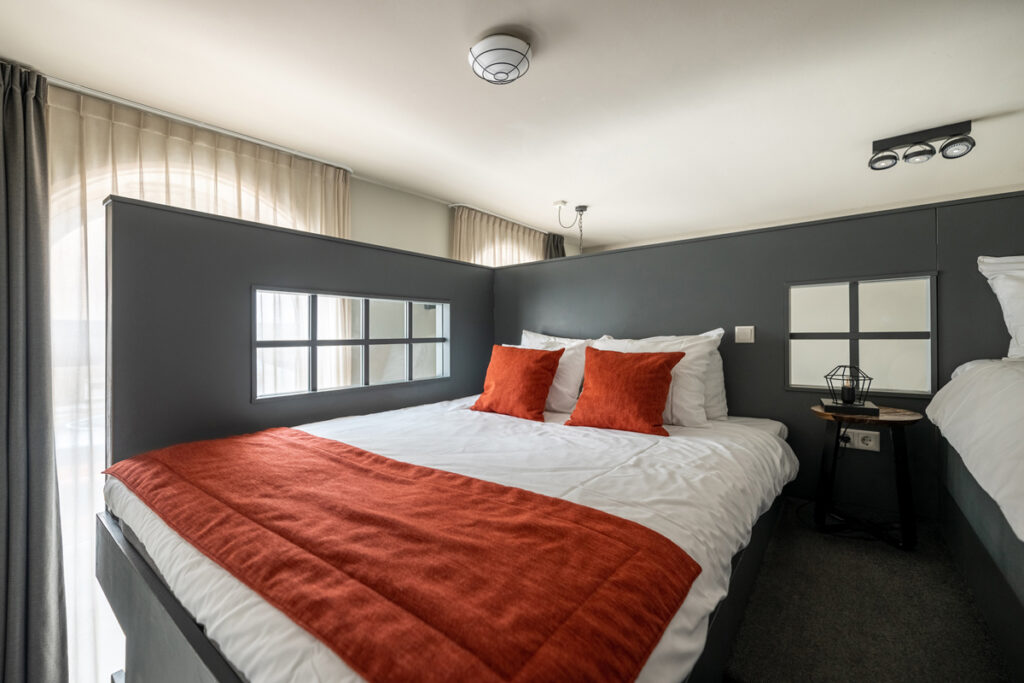 Yays Oostenburgergracht, Amsterdam, Duplex One-Bedroom apartment type, Bedroom