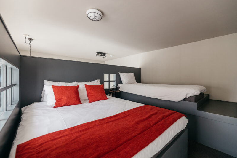 Yays Oostenburgergracht, Amsterdam, Duplex One-Bedroom apartment type, Bedroom