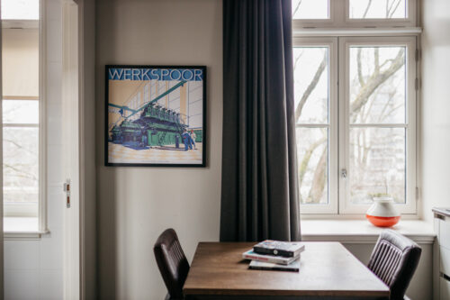 Yays Oostenburgergracht, Amsterdam, Loft apartment type, Dining table