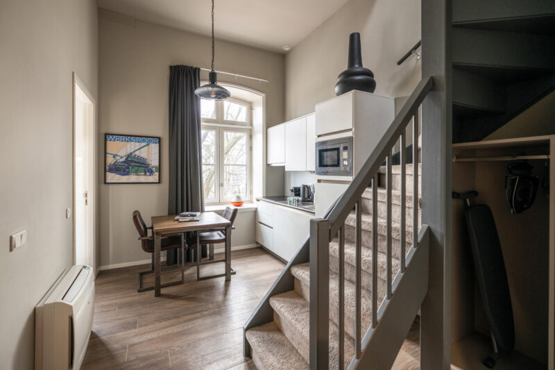 Yays Oostenburgergracht, Amsterdam, Tower Suite apartment type, Kitchen