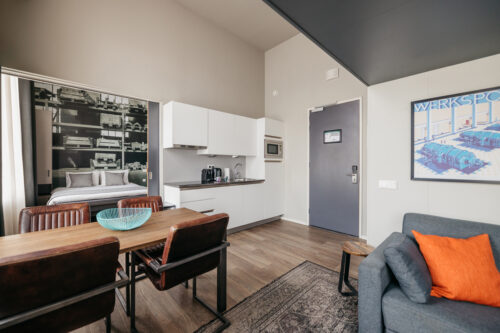 Yays Oostenburgergracht, Amsterdam, Duplex One-Bedroom apartment type, Kitchen