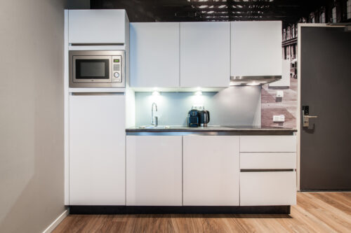 Yays Oostenburgergracht, Amsterdam, Duplex Studio apartment type, Kitchen