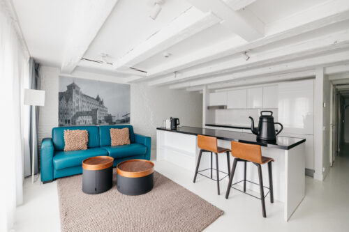 Yays Zoutkeetsgracht, Amsterdam, One-Bedroom Grand Apartment Type, Living Room