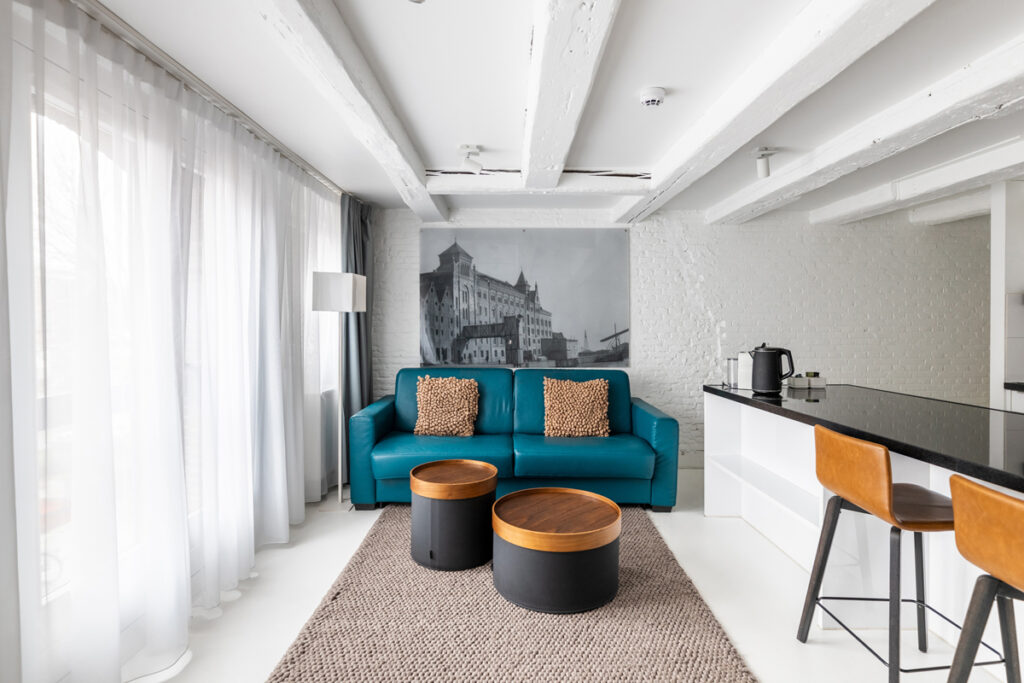 Yays Zoutkeetsgracht, Amsterdam, One-Bedroom Grand Apartment Type, Living Room
