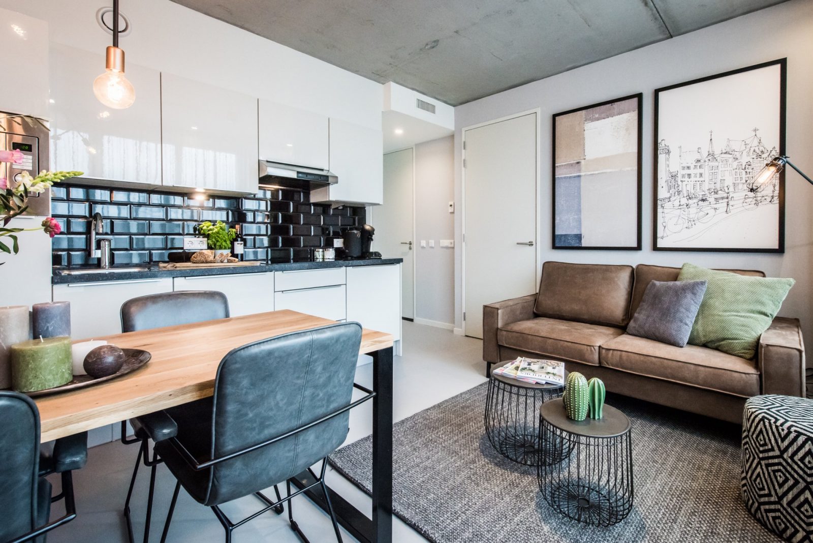 Eastern Docklands Serviced Apartment Amsterdam Living Room