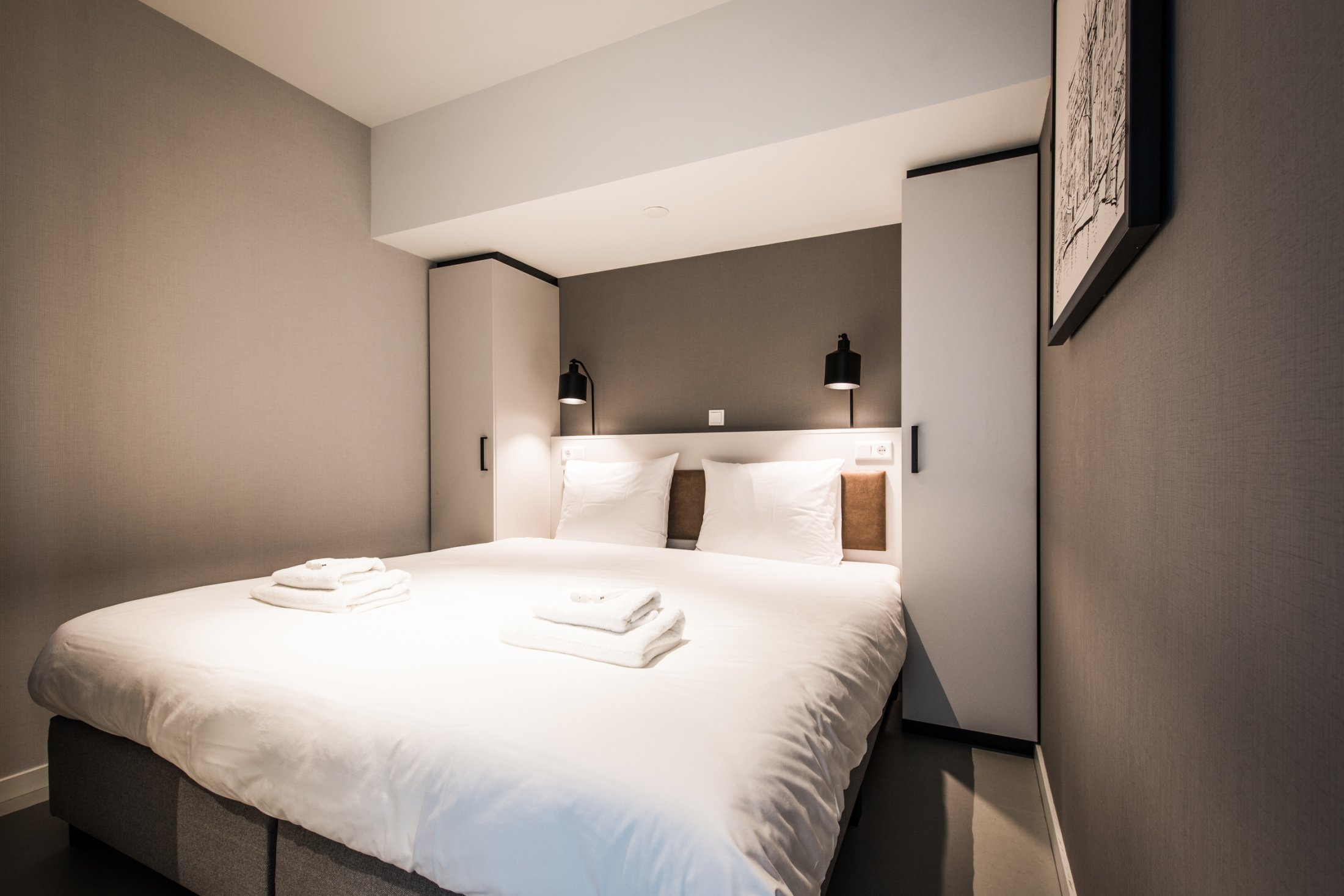 Eastern Docklands Serviced Apartment Amsterdam One-Bedroom Bedroom