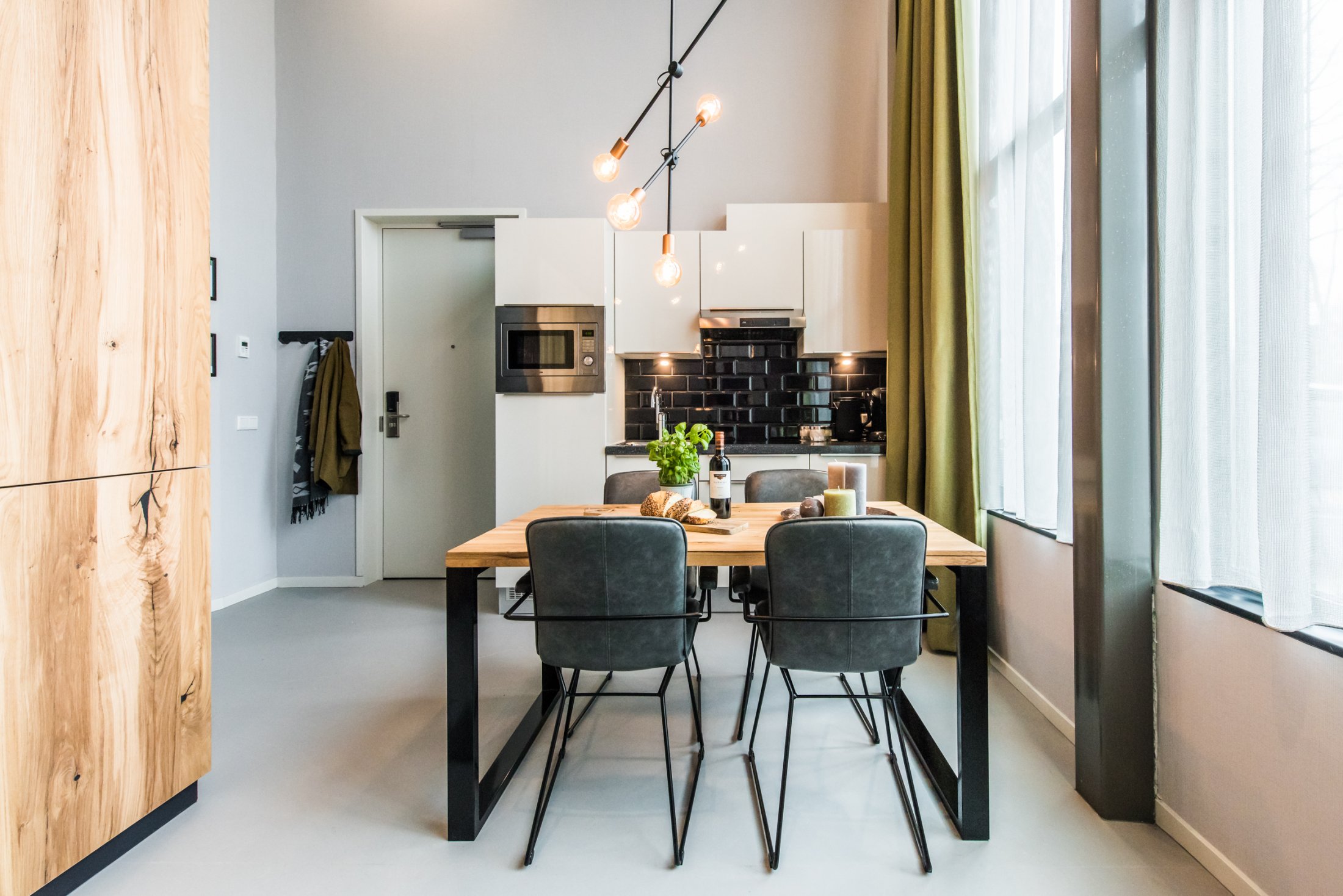 Eastern Docklands Apartment Amsterdam One-Bedroom Wheelchair Kitchen