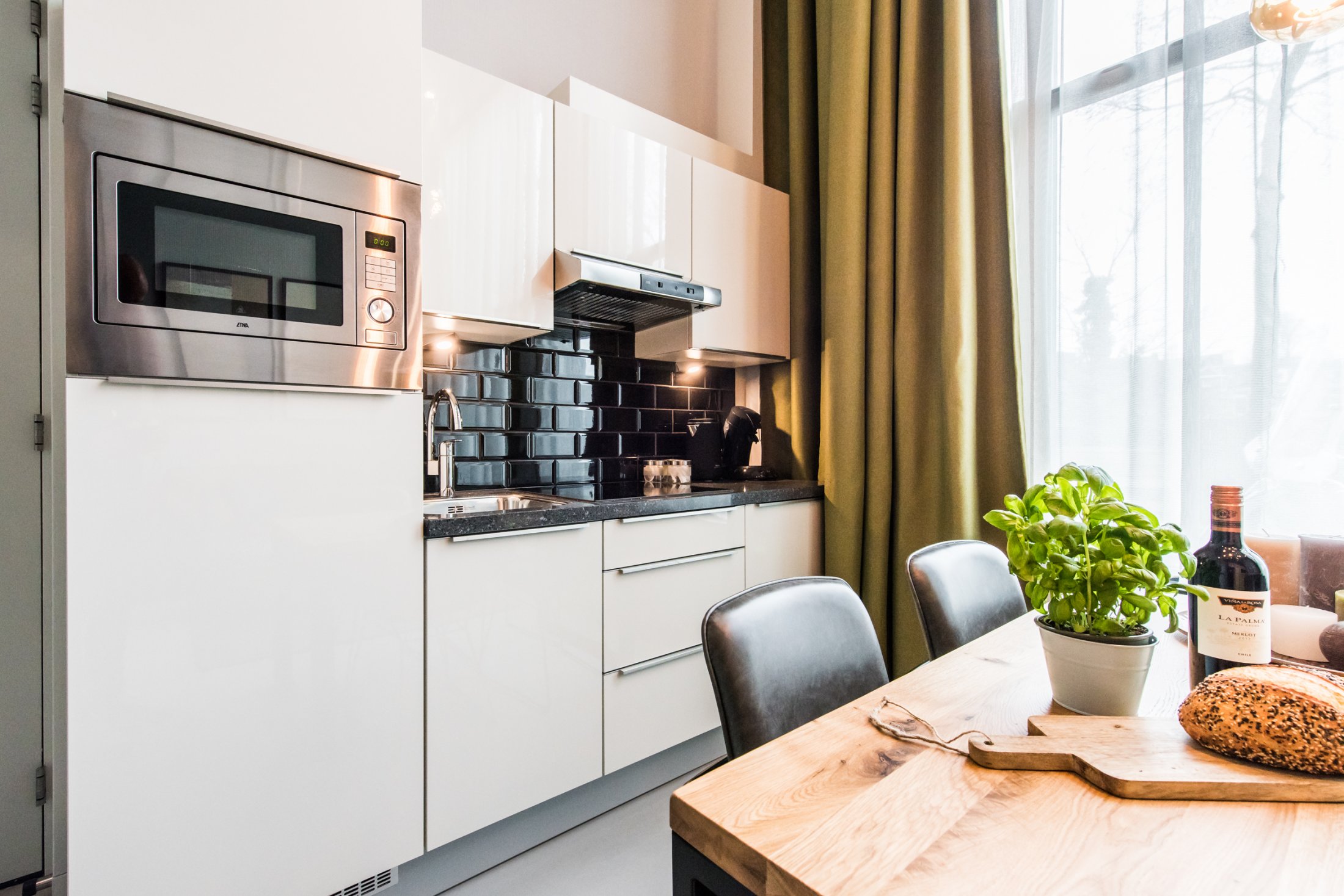 Eastern Docklands Apartment Amsterdam One-Bedroom Wheelchair Kitchen