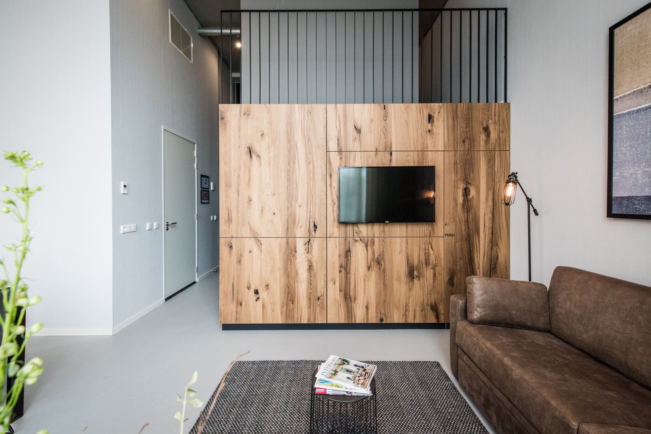 Eastern Docklands Serviced Apartment Amsterdam One-Bedroom Living Room