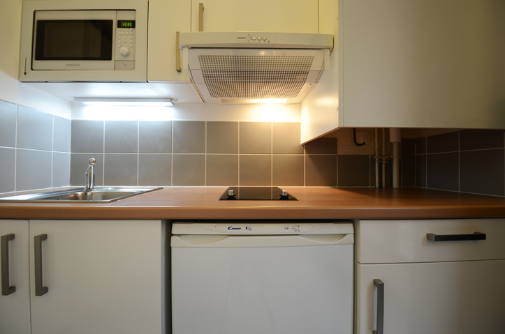 Museum View Serviced Apartment Paris Studio Kitchen