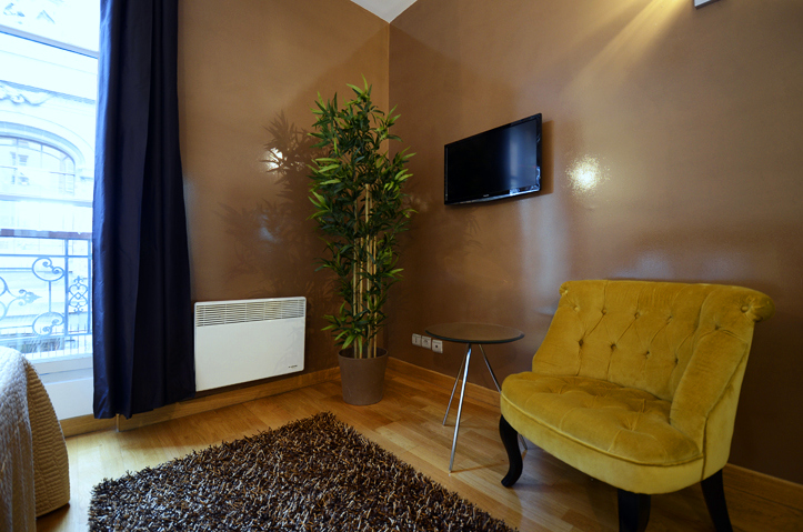 Museum View Serviced Apartment Paris Studio Deluxe Living Room