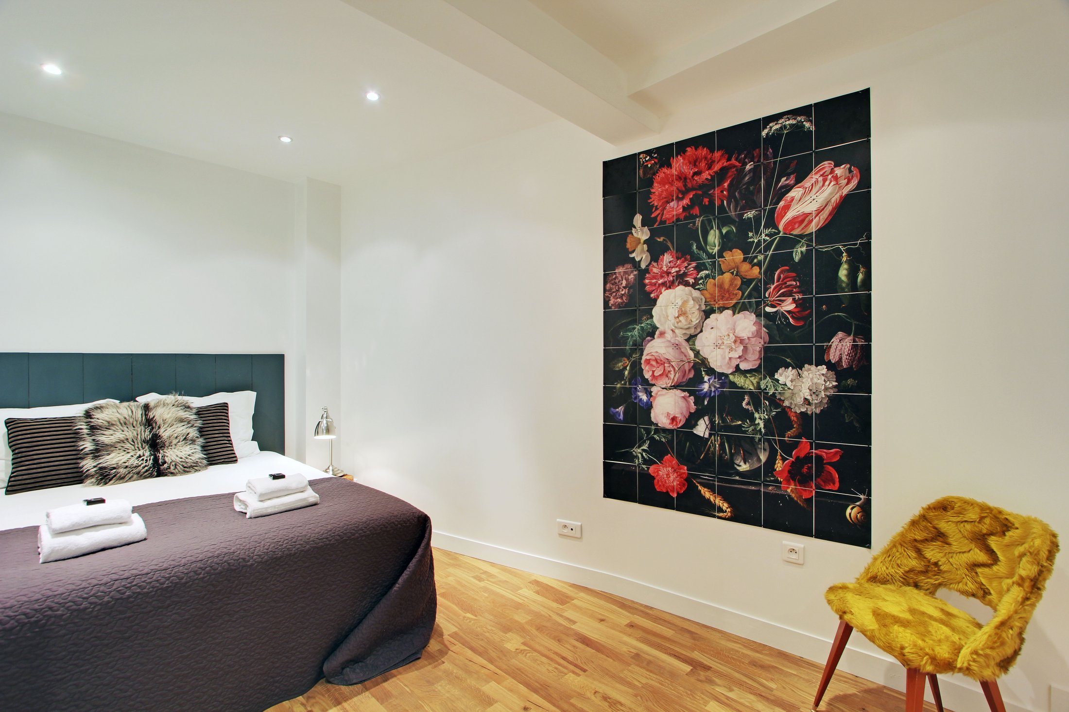 Museum View Serviced Apartment Paris 1-Bedroom Bedroom