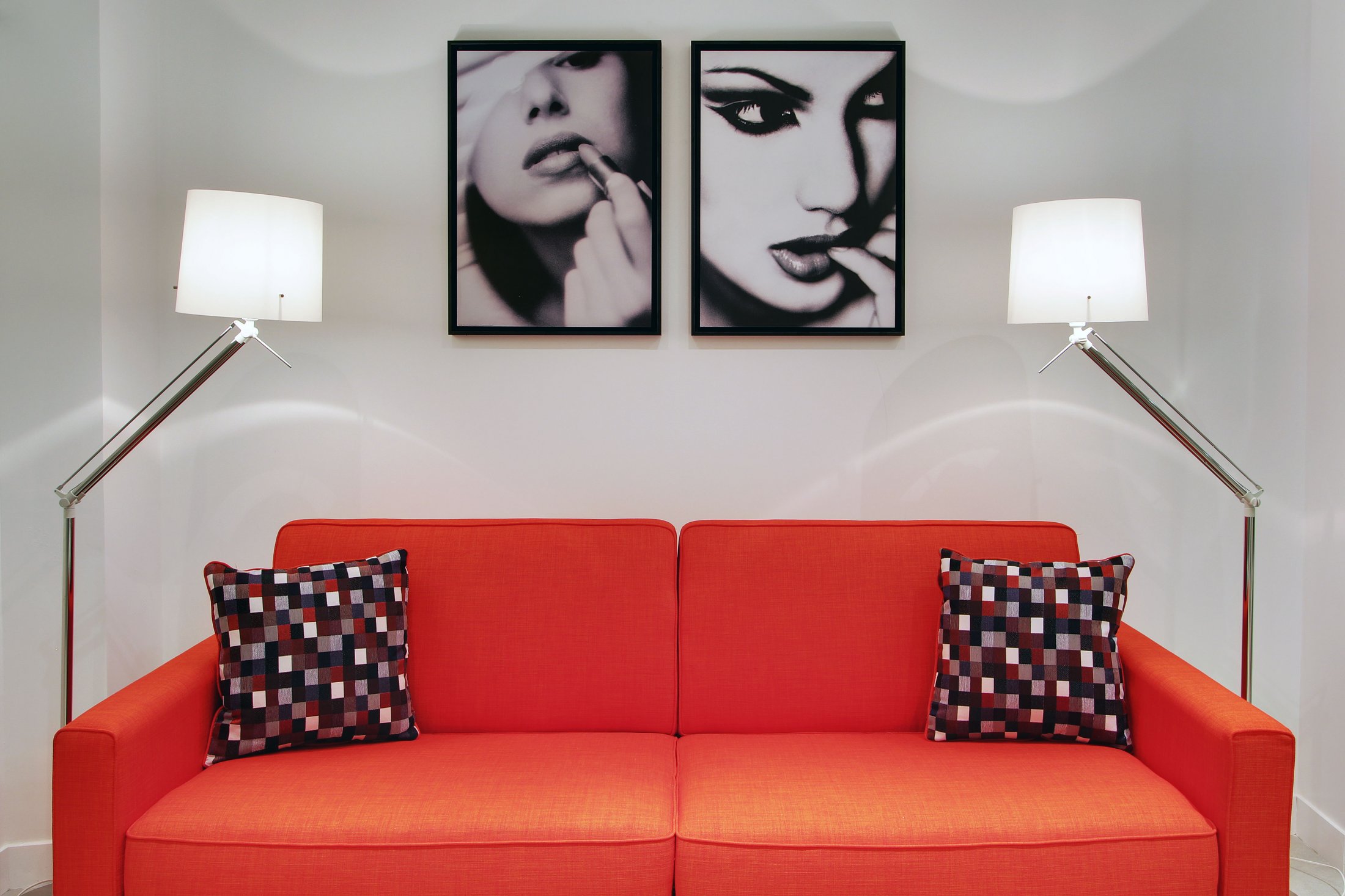 Museum View Serviced Apartment Paris 1-Bedroom Living Room