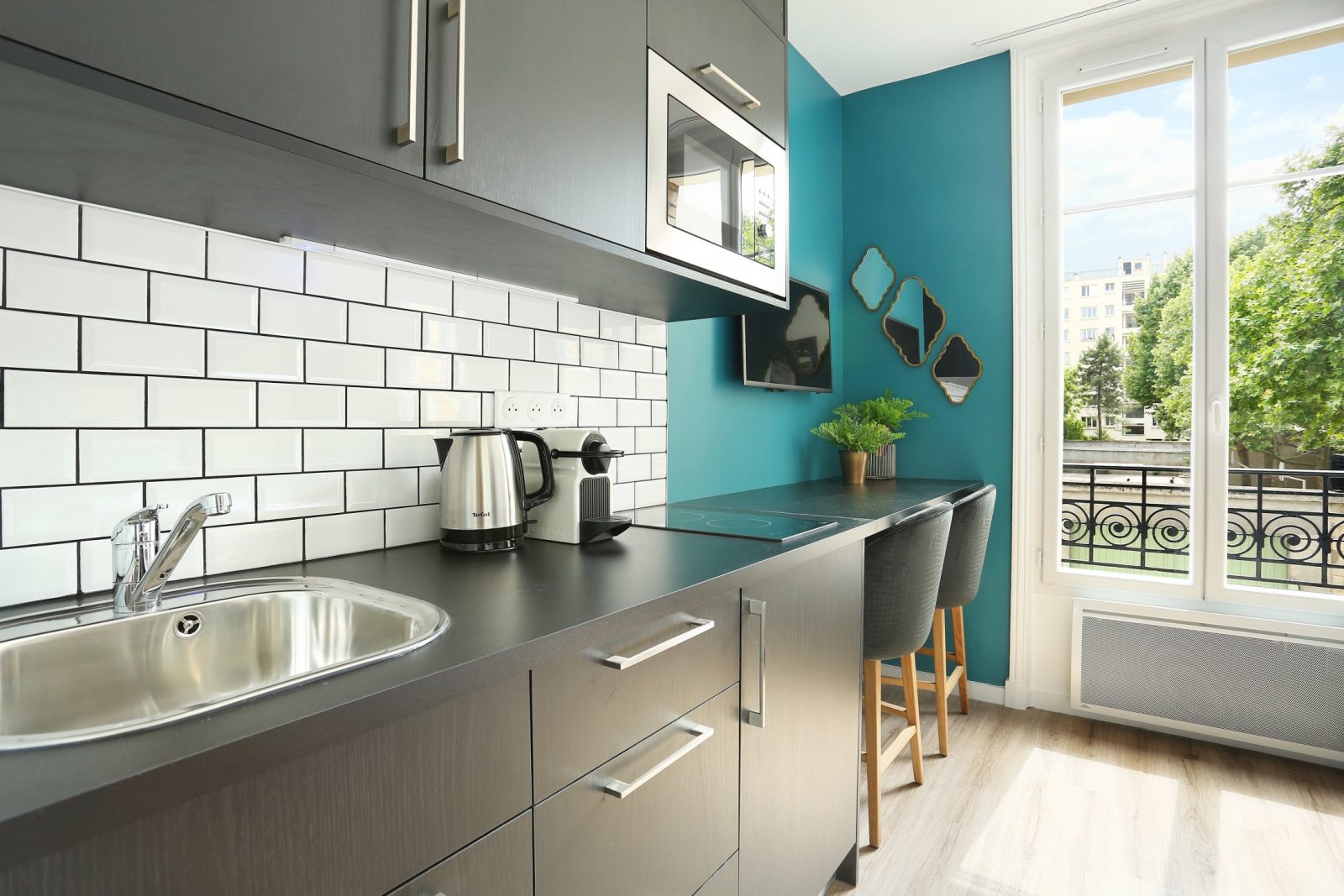 Eiffel Village Serviced Apartment Paris Studio Kitchen