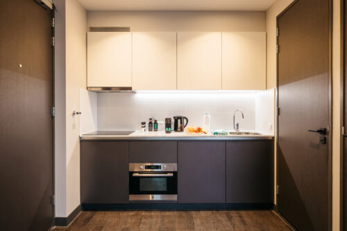 YAYS Den Haag Malieveld, One-Bedroom, Kitchen